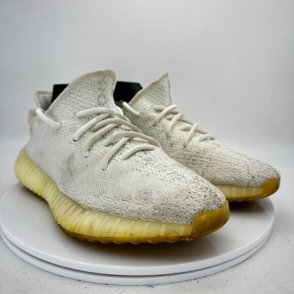 Adidas Yeezy Boost 350 V2 Low Men Size 6 CP9366 Cream Triple White Casual Shoes - Picture 5 of 15